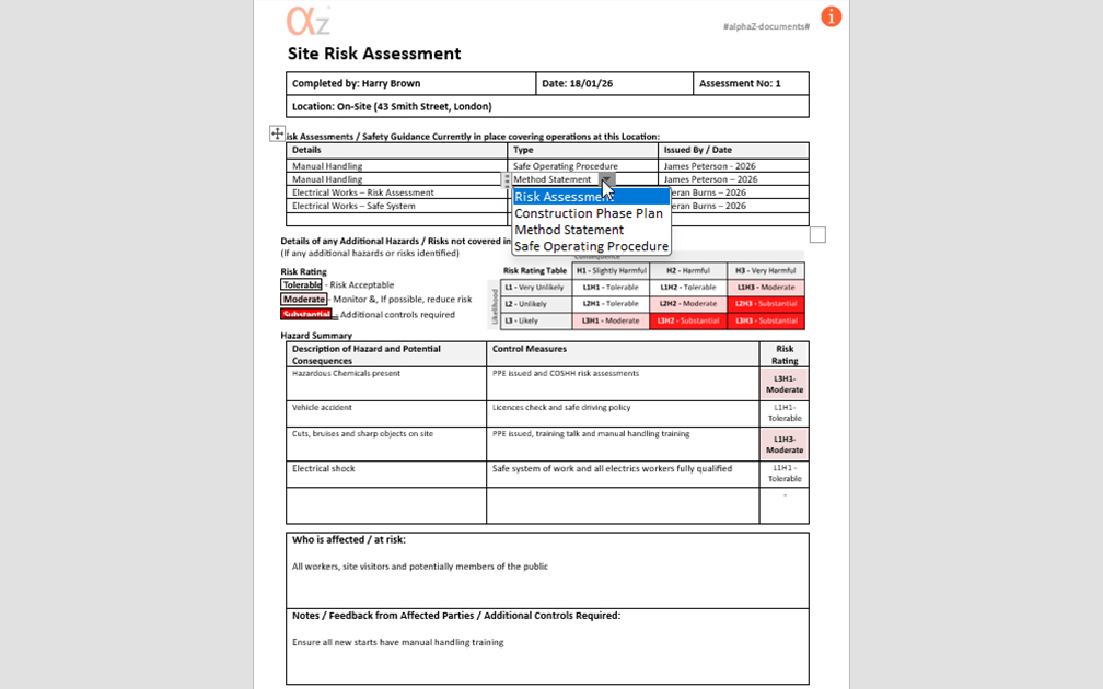 Good form design example